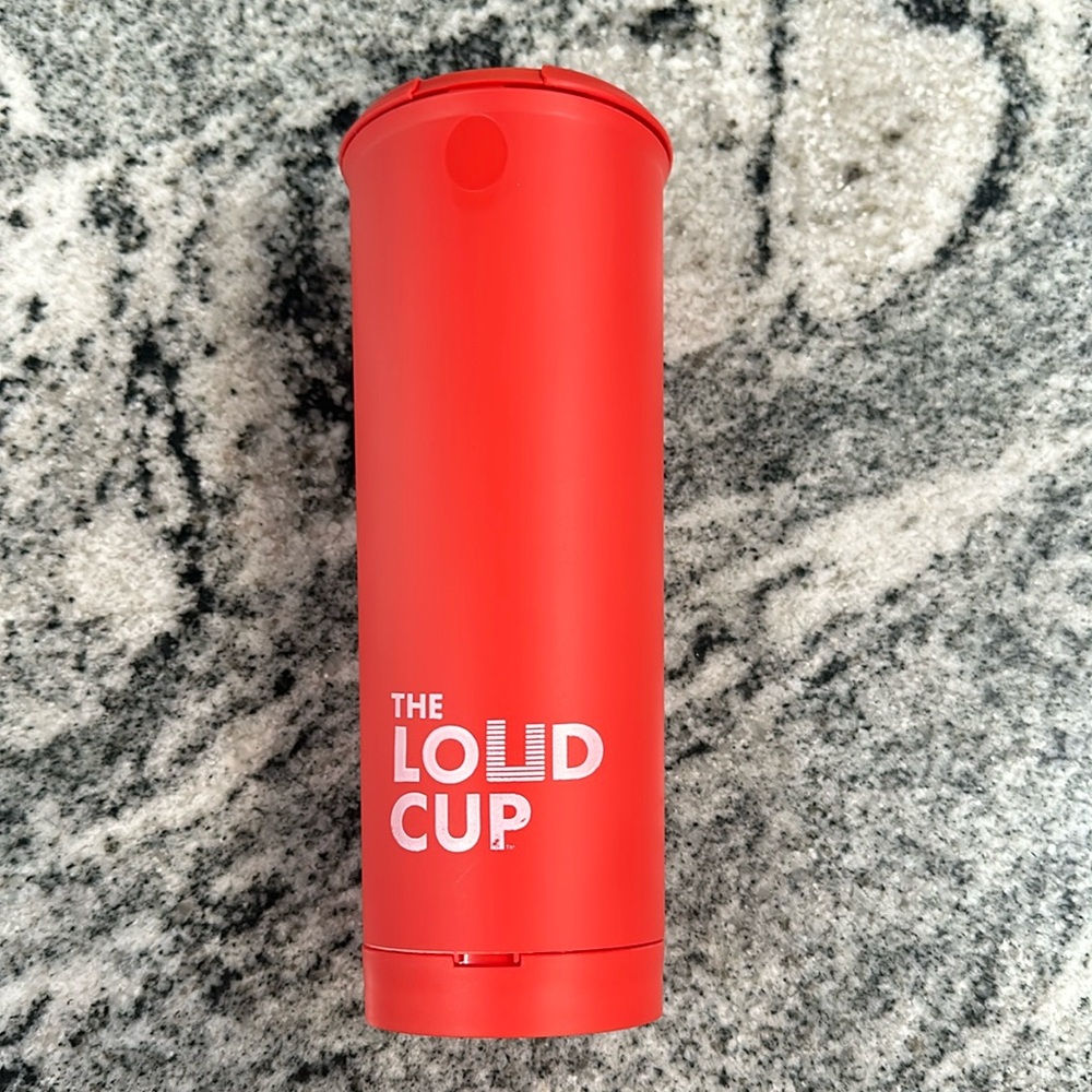 The Loud Cup rooster red